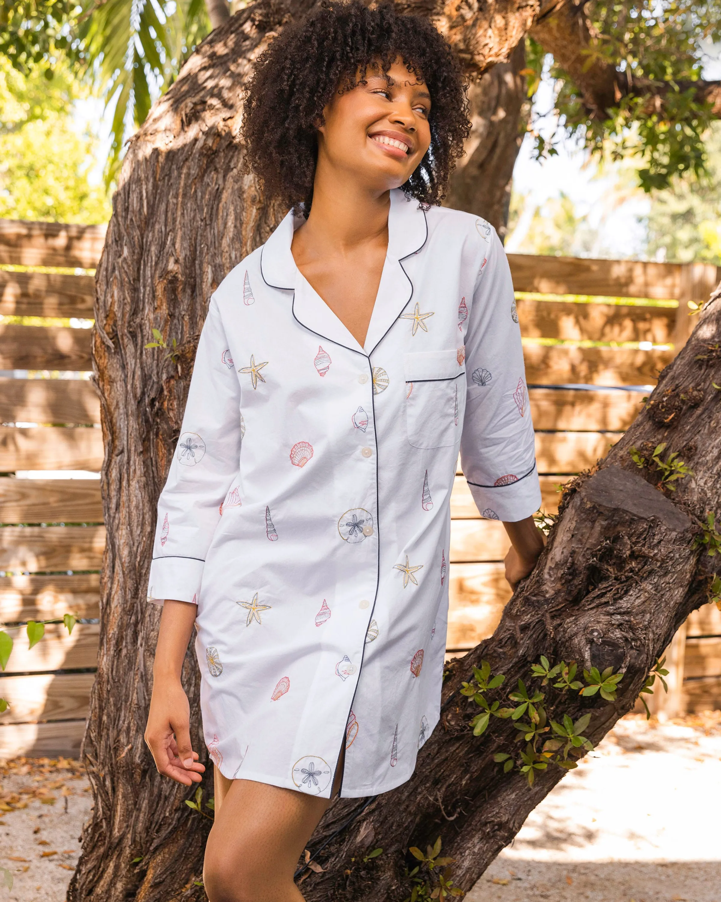 Women Printfresh Embroidered Shells